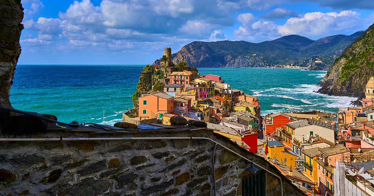 Panoramic hiking trail between Corniglia and Vernazza