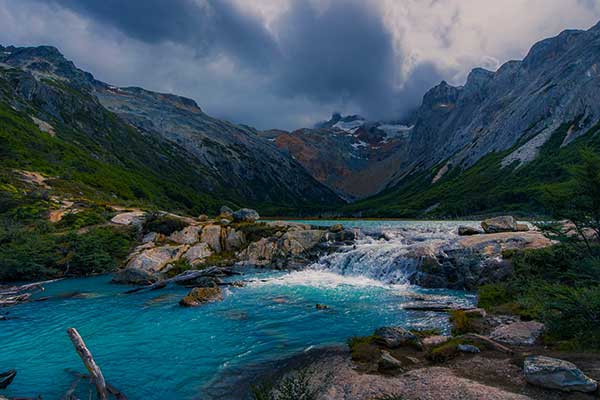 Patagonian mountain landscape